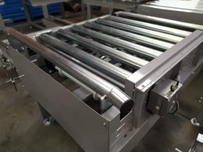 Diverters for loaded and empty pallets