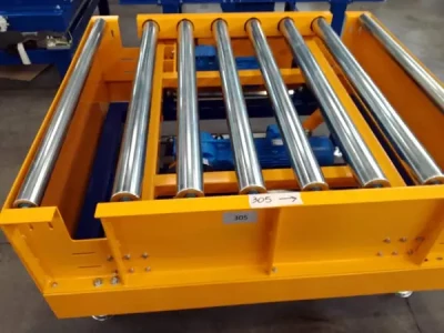 Diverters for loaded and empty pallets